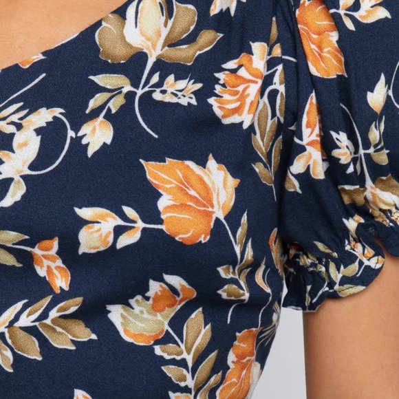 Petal & Pup Matching Set: Aimee Top & Deaville Skirt - Navy - Picture 5 of 11